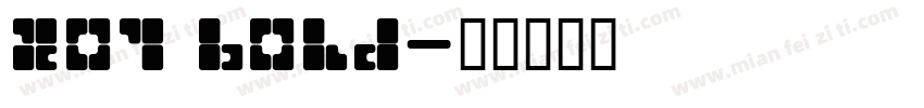 201 bold字体转换